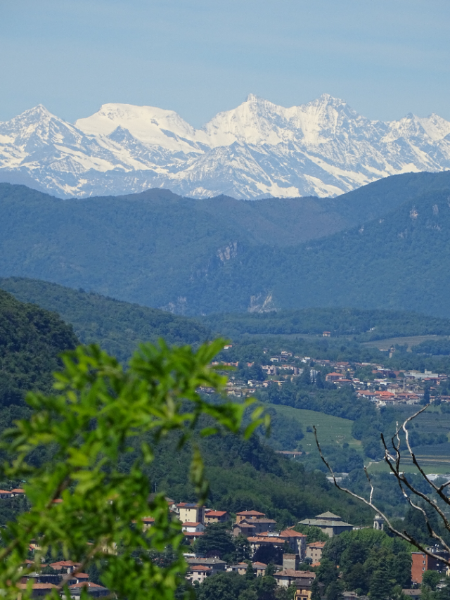 Monte Rosa from Brunate